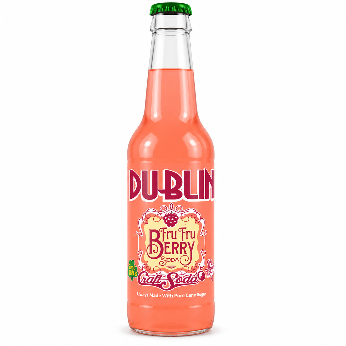 Dublin Fru Fru Berry Soda bottle