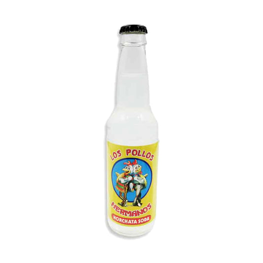 Rocket Fizz Breaking Bad Los Pollos Hermanos Horchata Soda bottle