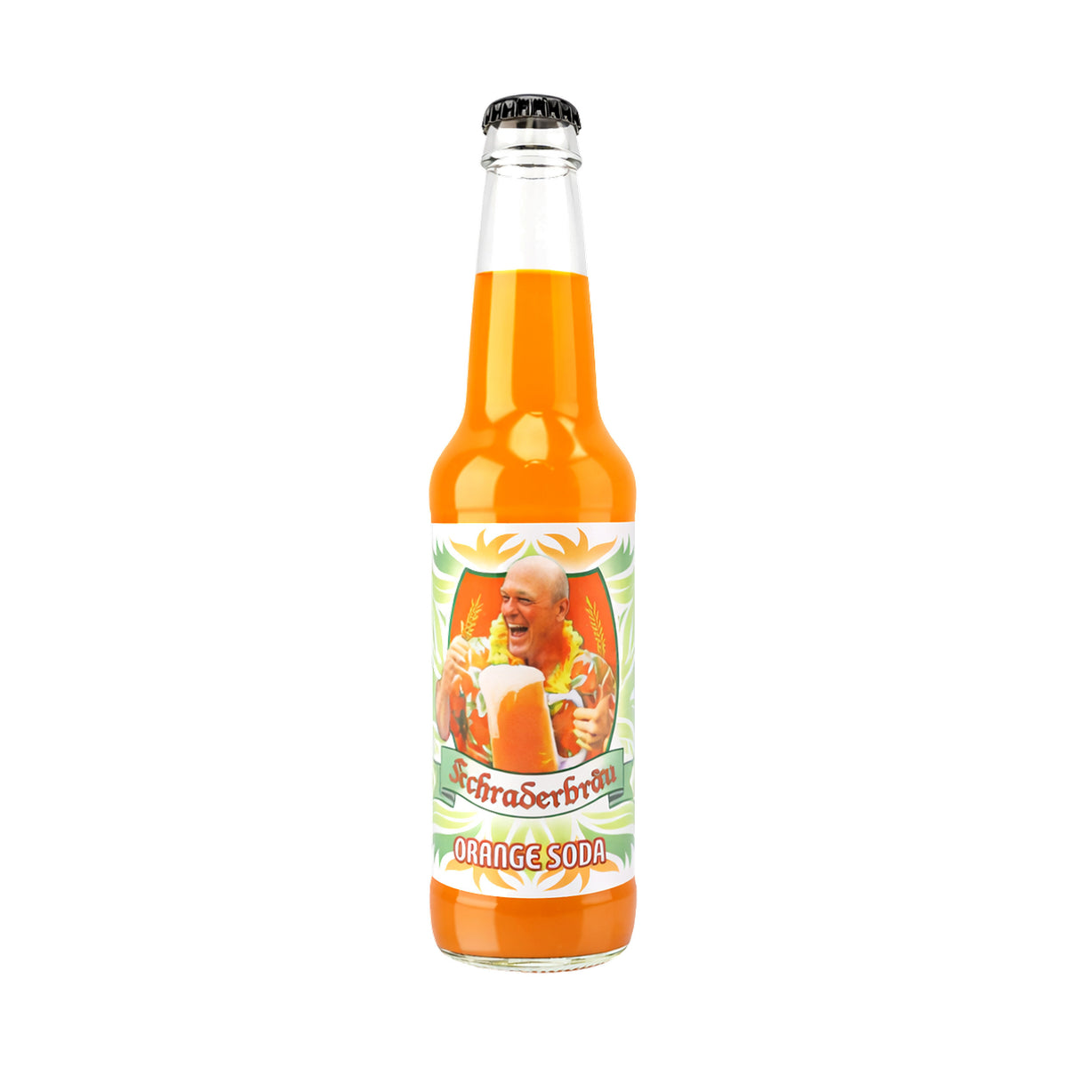 Rocket Fizz Breaking Bad Schraderbrau Orange Soda bottle