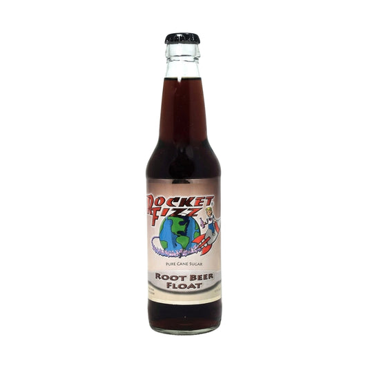 Rocket Fizz Root Beer Float Soda bottle