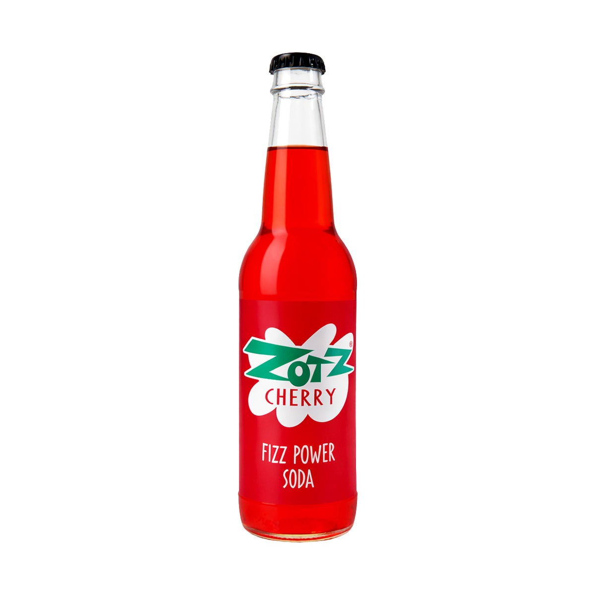 Rocket Fizz Zotz Cherry Soda bottle