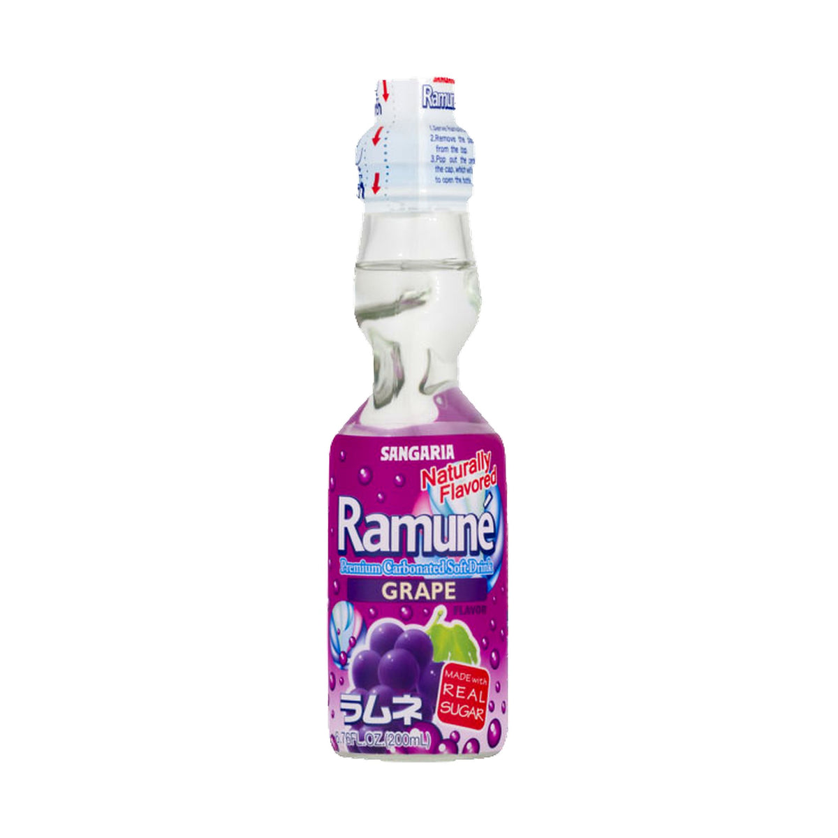 Sangaria Ramune Grape bottle
