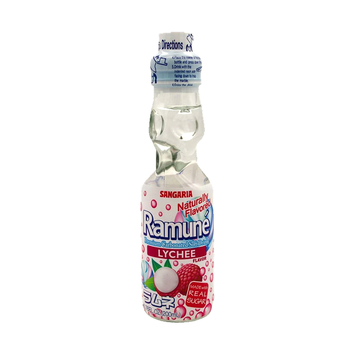 Sangaria Ramune Lychee bottle